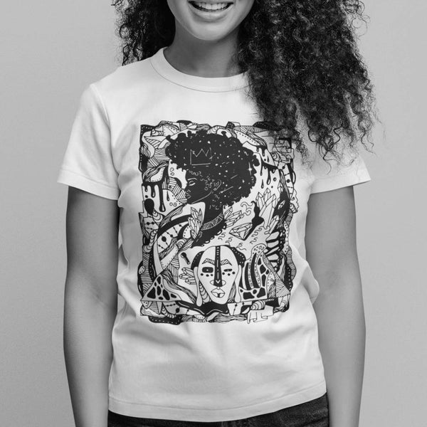 Afrocentric Maze Afro T-shirt Collection