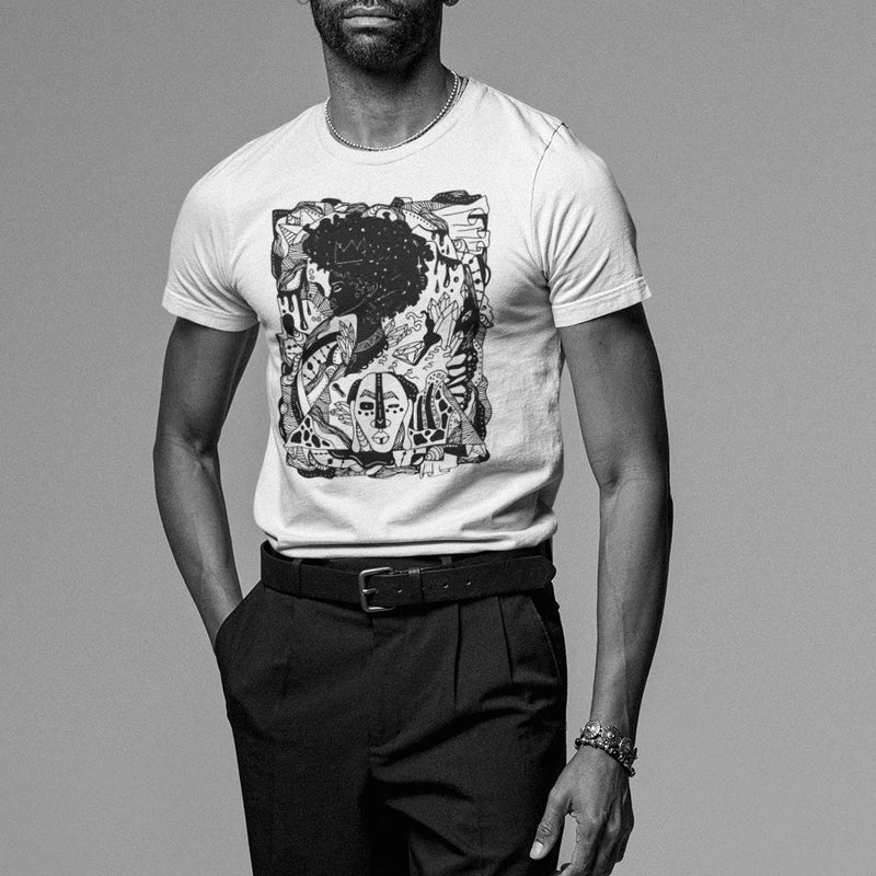 Kenal Louis Afro T-shirts
