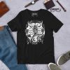White line art Scorpio zodiac graphic tee in lightweight cotton for everyday wear