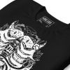 Scorpio zodiac graphic tee with white line art on cotton t-shirt