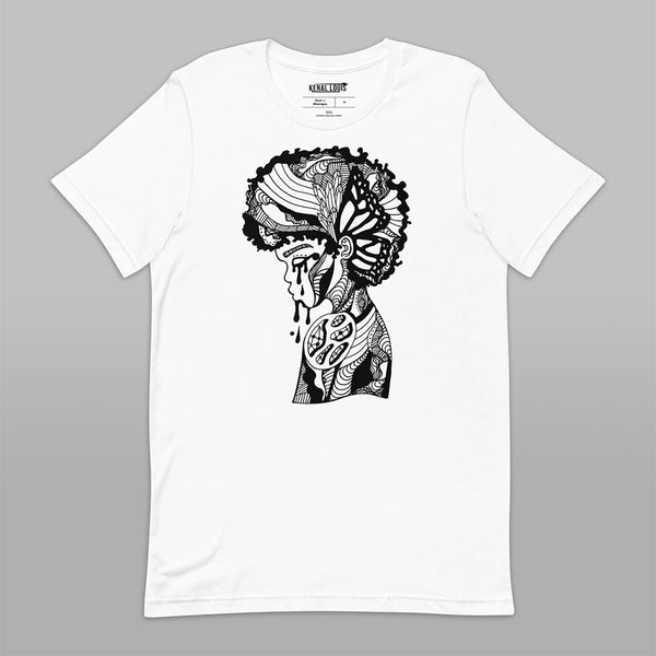 Unique Afro t-shirt "Beauty in Struggle" Afrocentric T-shirt