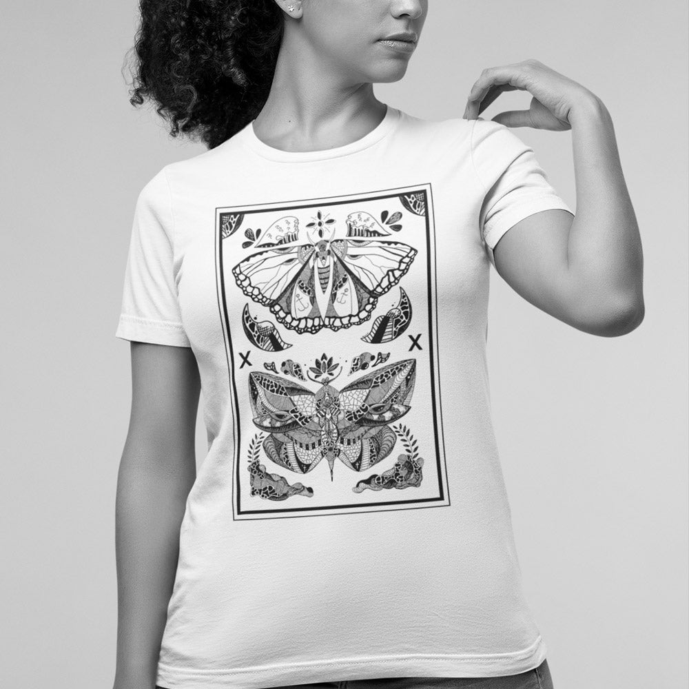 Butterfly T-shirt with Woman