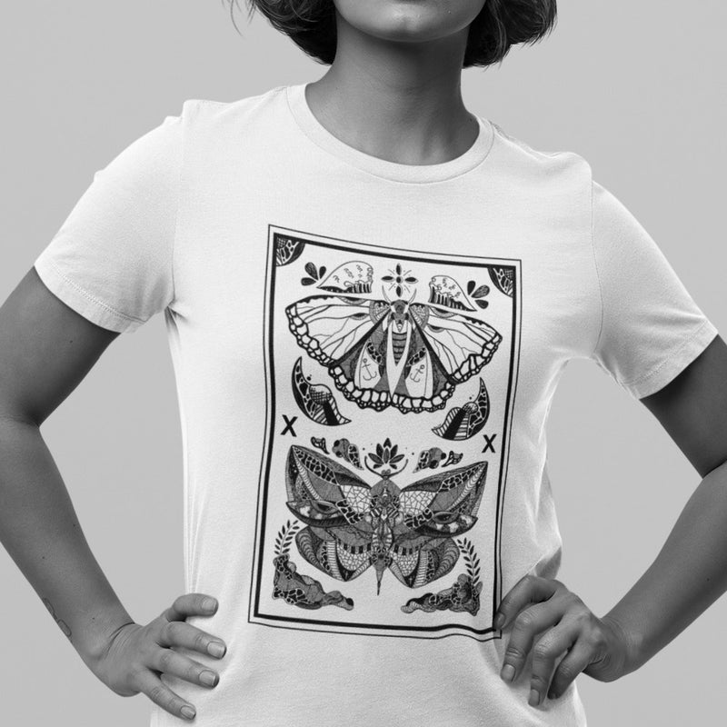 Butterfly T-shirt with Woman