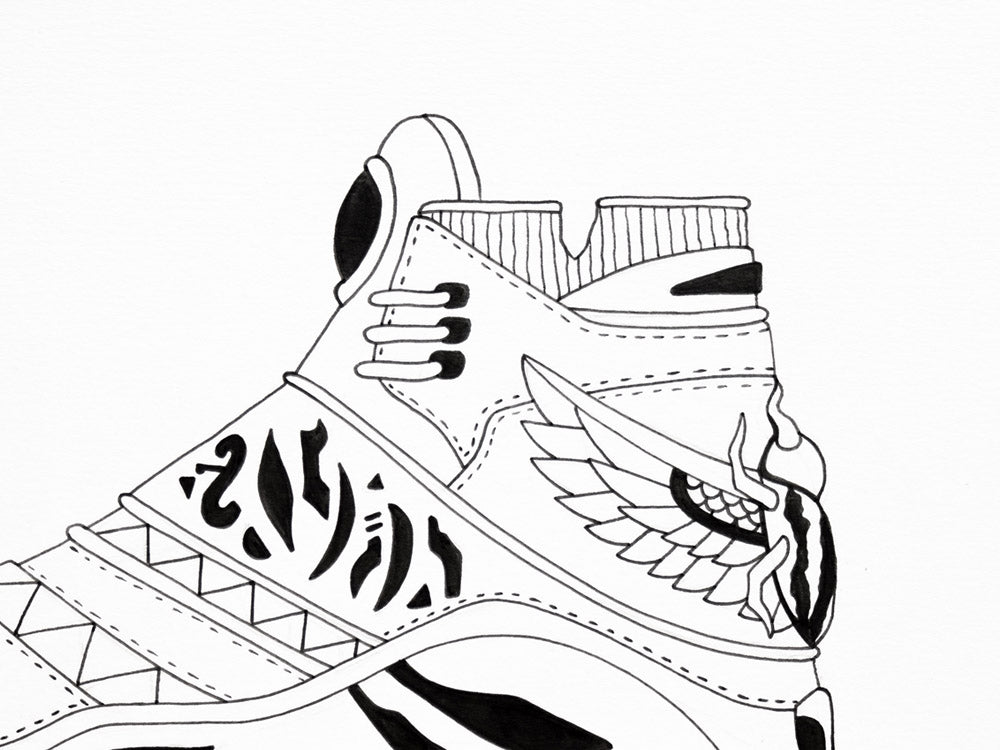 Flyer Sneaker Number of 2022: Original Artwork + NFT Version 