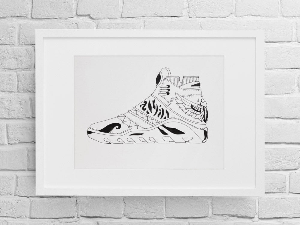 Flyer Sneaker Number of 2022: Original Artwork + NFT Version 