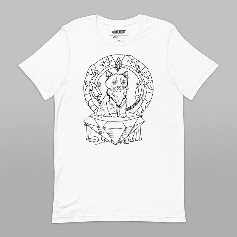 Cat Lovers T-shirts "Seven Cats and Ancient Stones" Cat Tees
