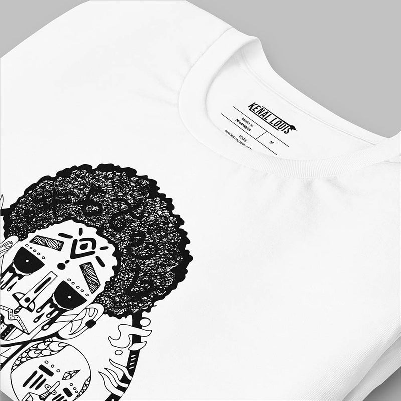 Unique & Powerful Afro T-shirt "Boy Between Warring Tribes"