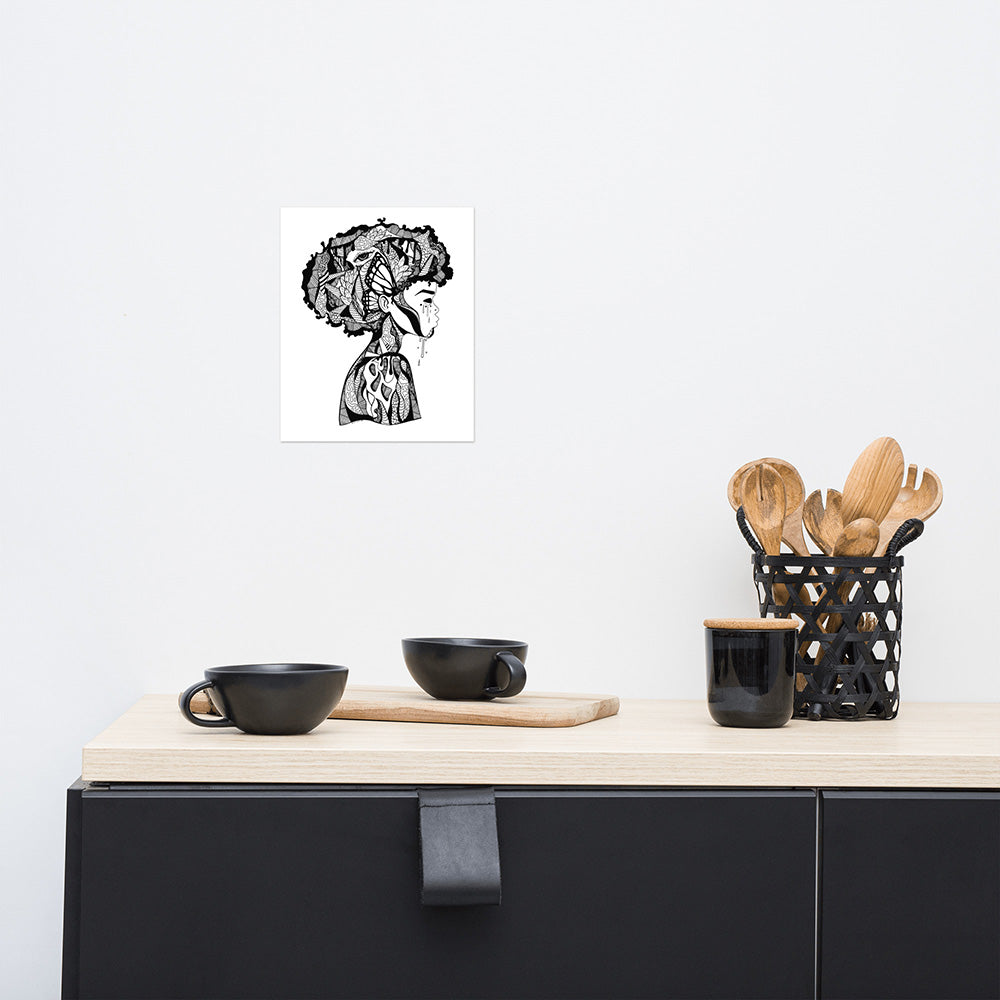 Afro Art Print