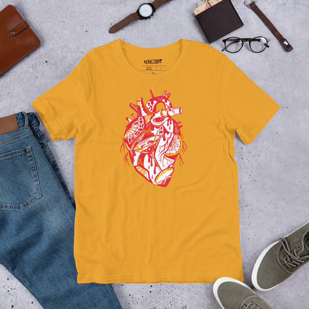 The Most Unique Cocktail Heart Shirt: Red and White Edition