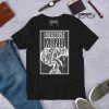 Men's white line art Afro graphic t-shirt in lightweight cotton with creative mind design