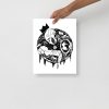Father and Son Art Print “Father and Sun Among the Stars” Fatherhood Art - Image 2