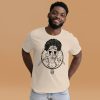Black African culture t-shirt featuring Boy Between Warring Tribes design in soft cotton