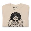 Black African culture t-shirt featuring Boy Between Warring Tribes design in soft cotton fabric