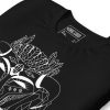 White line art African mask t-shirt featuring the Mask No.10 artwork on cotton tee