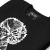 Men's white line art Afro Art t-shirt with 'Beauty in Struggle' design