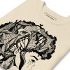 Afro sweatshirt with Afrocentric woman design and intricate natural hair linework celebrating Black pride
