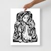 Afrocentric art print Mirage No. 1 on matte museum-quality paper for modern decor