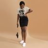 Afrocentric Escape black culture t-shirt in lightweight cotton for an everyday laid-back look