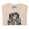 Afrocentric t-shirt in black featuring No 1 Mirage design celebrating Black culture