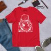 Afrocentric t-shirt featuring No 2 Mirage white line art design celebrating Black culture