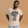 Afrocentric t-shirt with Beautiful Mind design in soft cotton for an everyday casual look