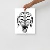 African Mask Art Print "African Mask No. 11" Tribal Mask Artwork Print - Image 2