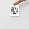 Beautiful Taurus Artwork “Taurus Beauty” Zodiac Art Print - Image 3