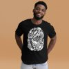 Lost Flamingo t-shirt featuring white line art design on lightweight cotton tee