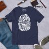 White line art flamingo t-shirt in lightweight combed cotton for a laid-back everyday look