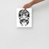 Libra art print on matte museum-quality paper diffusing light to elevate any space