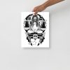 Libra art print on matte museum-quality paper displayed as minimal chic wall decor