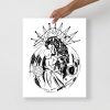 Goddess Destiny and Discovery mother and child artwork print on matte museum-quality paper