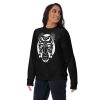 The Most Unique African Sweatshirt: Artwork "Mask No.1" (White Line Art Edition) - Image 5