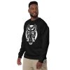 The Most Unique African Sweatshirt: Artwork "Mask No.1" (White Line Art Edition) - Image 3