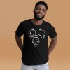 Unique King T-shirt "Wise Ones" Creative Wisdom T-shirt (White Line Art Edition) - Image 3