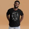 Unique Afro t-shirt "7 Wise Kings and 7 Stones" Afrocentric T-shirt (White Line Art Edition) - Image 3
