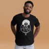 Afro Art “Boy Between Warring Tribes” Afro Shirts for Men (White Line Art Edition) - Image 4