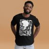 Unique Afro T-shirt "Afrocentric Maze" Black Culture T-shirt (White Line Art Edition) - Image 4
