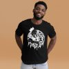 Father to Be T-Shirt “Father and Sun Among the Stars” Fatherhood Shirt (White Line Art Edition) - Image 4