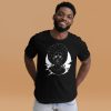 Powerful Black Culture Shirt "Cosmic Afro Eve" Afro T-shirt (White Line Art Edition) - Image 4