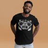 Unique Butterfly T-Shirt "Butterfly of Hope" Graphic Tee (White Line Art Edition) - Image 3