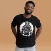 Beautiful Circle T-shirt "Circle of Ornament" Circle Graphic Tee (White Line Art Edition) - Image 3