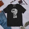 Afro Art "Beauty in Struggle" Afro Shirts for Men (White Line Art Tee Edition)