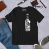 Unique Bottle T-Shirt "Fashion in A Bottle" Abstract Shirt (White Line Art Edition)