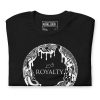 Unique Circle T-Shirt "Crown Drip Royalty" Abstract Circle Shirt (White Line Art Edition) - Image 6