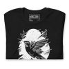 Unique Hummingbird T-Shirt "Fly Hummingbird" Hummingbird Shirt (White Line Art Edition) - Image 3