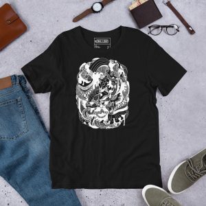 Abstract Art T-shirts "Abstract Wave of Thoughts No. 2"