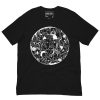 Cartoon Faces T-shirt "Many Faces" Whimsical Faces Graphic Tee (White Line Art Edition) - Image 3