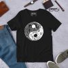 Beautiful Yin Yang T-shirt "Circle of the Yin Yang" Graphic Tee (White Line Art Edition)