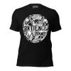 Creative Patience T-shirt "Circle of Patience" Circle Graphic Tees (White Line Art Edition) - Image 4
